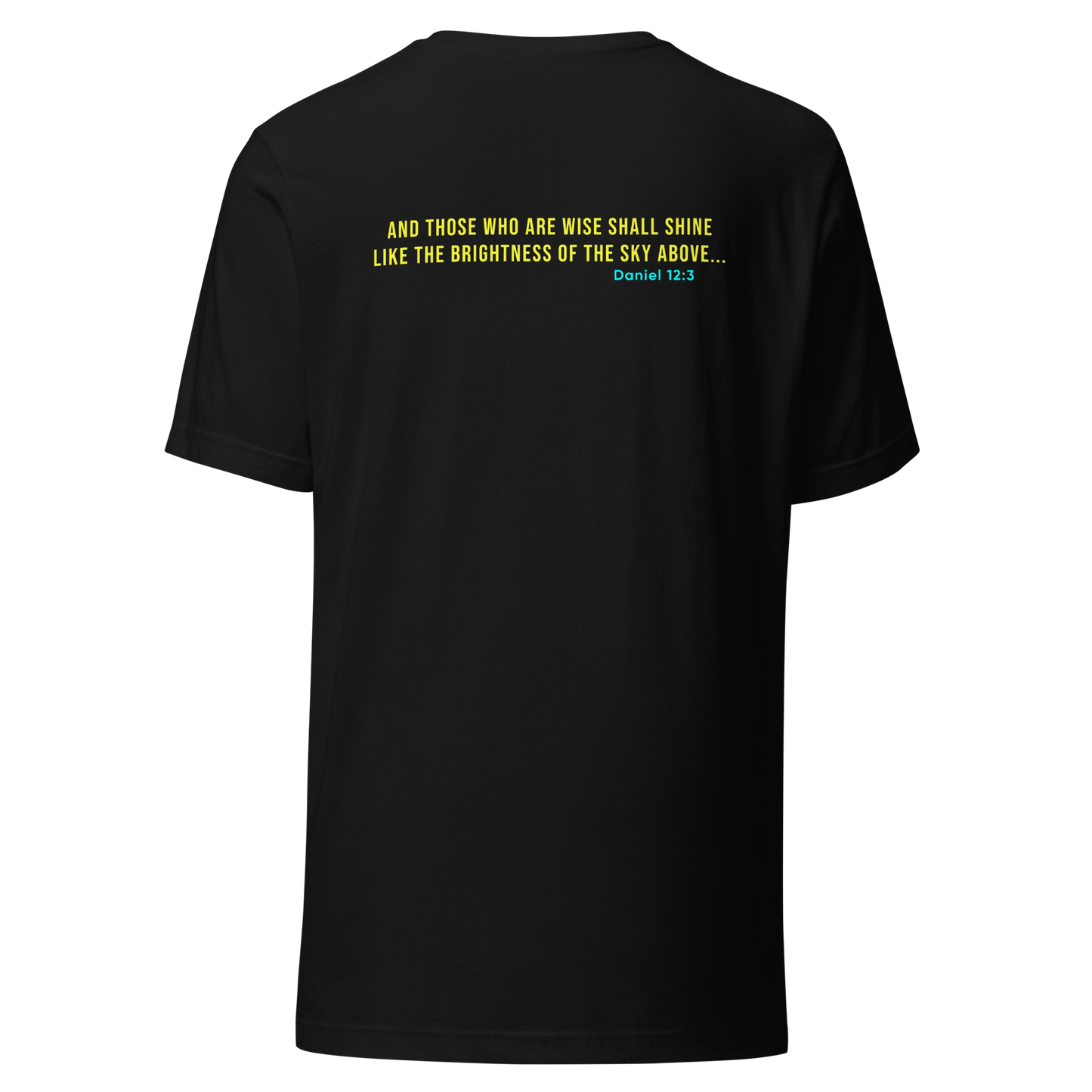 Christian T-Shirt | Daniel 12:3 Bible Verse | Let's Glow Apparel Founder's Edition Style 3