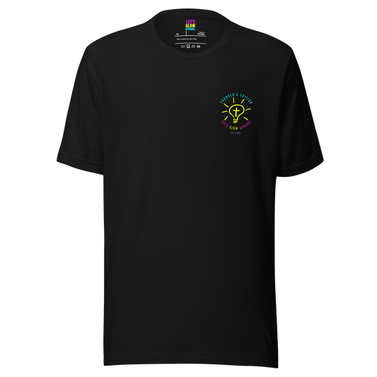 Christian T-Shirt | Daniel 12:3 Bible Verse | Let's Glow Apparel Founder's Edition Style 4