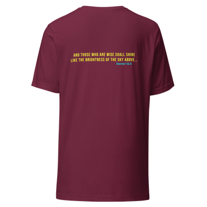 Christian T-Shirt | Daniel 12:3 Bible Verse | Let's Glow Apparel | Standard Edition