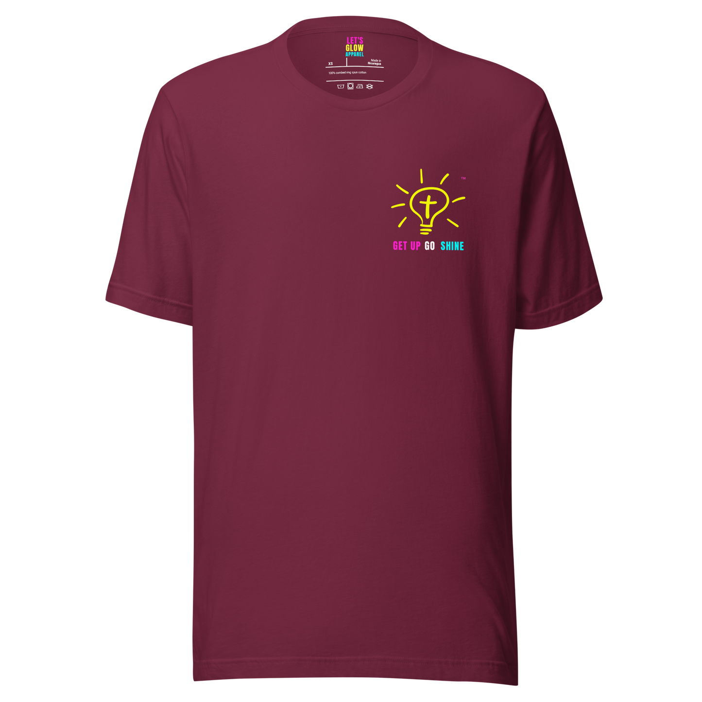 Christian T-Shirt | Daniel 12:3 Bible Verse | Let's Glow Apparel | Standard Edition