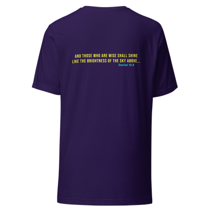 Christian T-Shirt | Daniel 12:3 Bible Verse | Let's Glow Apparel | Standard Edition