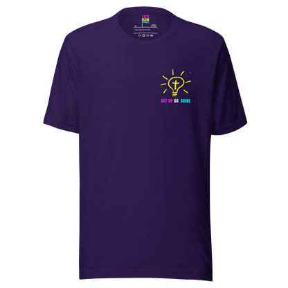Christian T-Shirt | Matthew 5:14 Bible Verse | Let's Glow Apparel | Standard Edition